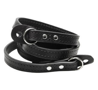 Leather Sevilla Camera Strap Black Leather