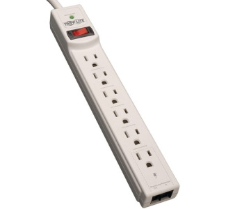Tripp Lite by Eaton Protect It! 6-Outlet Surge Protector, 4 ft. (1.22 m) Cord, 790 Joules, Tel/Fax/Modem Protection