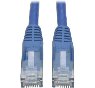 Eaton Tripp Lite Series Cat6 Gigabit Snagless Molded (UTP) Ethernet Cable (RJ45 M/M), PoE, Blue, 50 ft. (15.24 m)