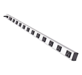 Tripp Lite by Eaton 12 Right-Angle Outlet Vertical Power Strip, 120V, 15A, 15 ft. (4.57 m) Cord, 5-15P, 36 in.