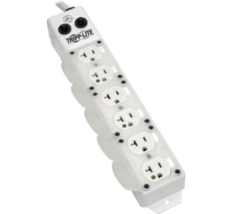 Tripp Lite by Eaton Safe-IT UL 1363A Medical-Grade Power Strip for Patient-Care Vicinity, 6x 20A Hospital-Grade Outlets, 25 ft. Cord