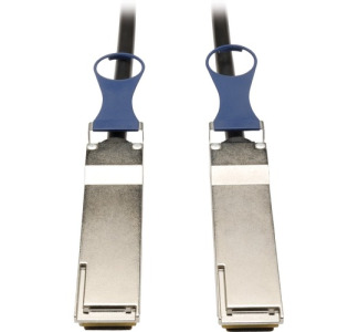 Eaton Tripp Lite Series QSFP+ to QSFP+ 40Gb Passive DAC Copper Infiniband Cable, 0.5M (20-in.)