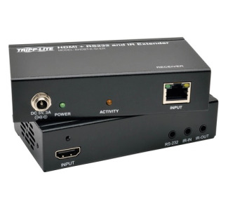 Tripp Lite by Eaton HDBaseT HDMI Over Cat5e/6/6a Extender Kit with Serial and IR Control, 1080p, Up to 500 ft. (152.4 M), TAA