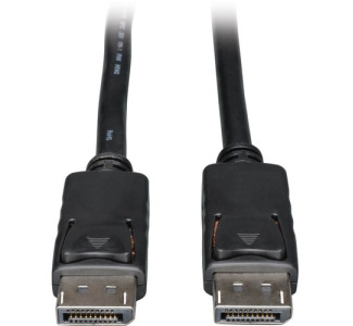 Eaton Tripp Lite Series DisplayPort Cable with Latching Connectors, 4K (M/M), Black, 25 ft. (7.62 m)