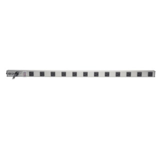 Tripp Lite by Eaton 12-Outlet Power Strip with Surge Protection, (10-15A & 2-20A), 15 ft. (4.57 m) Cord, 1650 Joules, 36 in. length