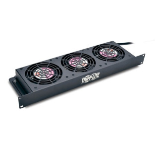 Tripp Lite by Eaton SmartRack 1U Fan Tray, 3 120V High-Performance Fans, 210 CFM, 5-15P Plug