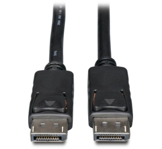 Eaton Tripp Lite Series DisplayPort Cable with Latching Connectors, 4K (M/M), Black, 20 ft. (6.09 m)