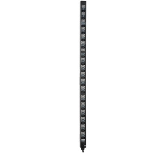 Tripp Lite by Eaton 8.6/12.6kW 3-Phase Vertical PDU Strip, 208V Outlets (42 C13 & 12 C19), 0U Rack-Mount, Accessory for Select ATS PDUs