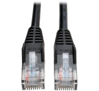 Eaton Tripp Lite Series Cat5e 350 MHz Snagless Molded (UTP) Ethernet Cable (RJ45 M/M), PoE - Black, 7 ft. (2.13 m)