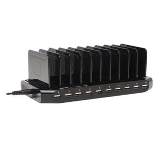 Tripp Lite by Eaton 10-Port USB Charging Station with Adjustable Storage, 12V 8A (96W) USB Charger Output
