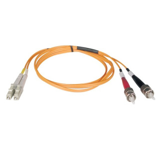 Eaton Tripp Lite Series Duplex Multimode 62.5/125 Fiber Patch Cable (LC/ST), 50M (164 ft.)