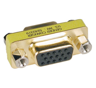 Eaton Tripp Lite Series Compact/Slimline VGA Video Coupler Gender Changer (HD15 F/F)