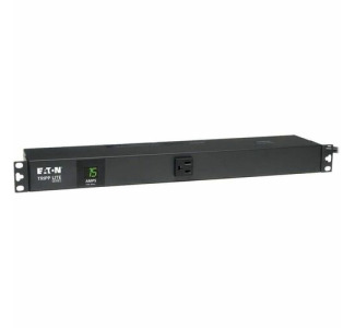 Eaton Tripp Lite Series 1.5kW Single-Phase Local Metered PDU, 100-127V Outlets (13 5-15R), 5-15P Input with 6 ft. (1.83 m) Cord, 1U Rack-Mount