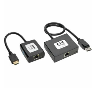 Eaton Tripp Lite Series DisplayPort to HDMI over Cat5/6 Active Extender Kit, Pigtail Transmitter/Receiver for Video/Audio, 150 ft. (45 m), TAA
