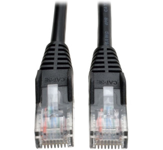 Eaton Tripp Lite Series Cat5e 350 MHz Snagless Molded (UTP) Ethernet Cable (RJ45 M/M), PoE - Black, 50 ft. (15.24 m)