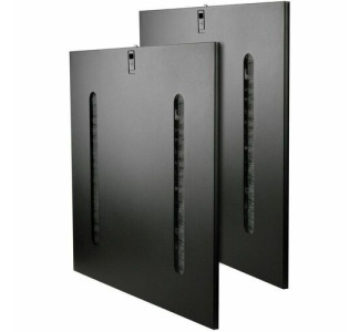 Eaton Tripp Lite Series SmartRack Pass-Through Side Panel with Key-Locking Latches for 42U Server Rack Cabinet, 2 Panels