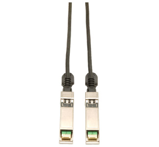 Eaton Tripp Lite Series SFP+ 10Gbase-CU Passive Twinax Copper Cable, SFP-H10GB-CU1-5M Compatible, Black, 5 ft. (1.52 m)