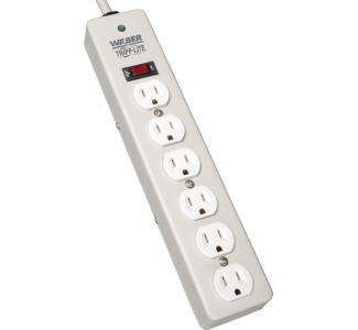 Tripp Lite by Eaton Industrial Surge Protector, 6-Outlet, 6 ft. (1.8 m) Cord, 1050 Joules