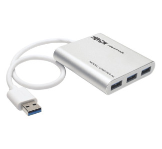 Tripp Lite by Eaton 4-Port Portable USB 3.x (5Gbps) Mini Hub, Aluminum
