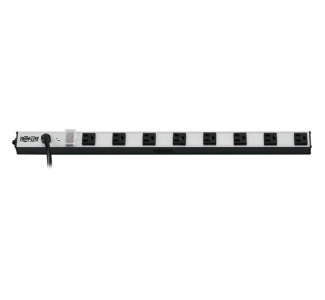 Tripp Lite by Eaton 8-Outlet Vertical Power Strip, 120V, 15A, 10 ft. (3.05 m) Cord, 5-15P, 24 in.