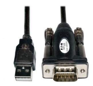 Eaton Tripp Lite Series USB-A to RS-232 (DB9) Serial Adapter Cable (M/M), 5 ft. (1.5 m)