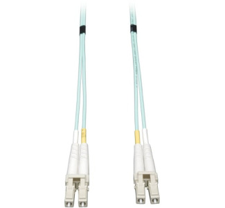 Eaton Tripp Lite Series 10Gb Duplex Multimode 50/125 OM3 LSZH Fiber Patch Cable, (LC/LC) - Aqua, 8M (26 ft.)
