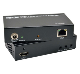 Tripp Lite by Eaton HDBaseT HDMI Over Cat5e/6/6a Extender Kit with Serial and IR Control, 4K x 2K 30 Hz UHD / 1080p 60 Hz, Up to 328 ft. (100 m), TAA
