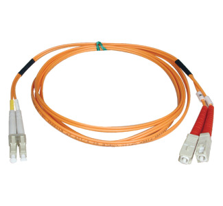 Eaton Tripp Lite Series Duplex Multimode 50/125 Fiber Patch Cable (LC/SC), 30M (100 ft.)