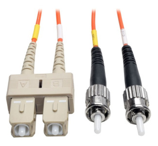Eaton Tripp Lite Series Duplex Multimode 50/125 Fiber Patch Cable (SC/ST), 5M (16 ft.)