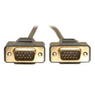 Eaton Tripp Lite Series VGA Monitor Cable, 640x480 (HD15 M/M), 10 ft. (3.05 m)