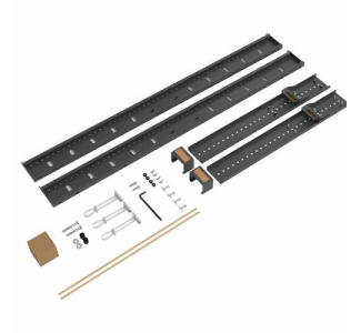 Heckler Design Mounting Rail Kit for Display, Wall Mount - Black Gray