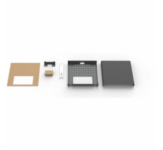Heckler Design Credenza Mount for Video Conference Equipment, PTZ Camera, Video Bar, Smart Camera - Black Gray