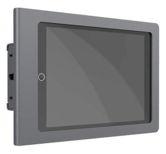 Heckler Design Mullion Mount for iPad (7th Generation) - Black Gray - TAA Compliant
