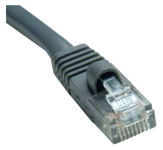 Eaton Tripp Lite Series Cat5e 350 MHz Outdoor-Rated Molded (UTP) Ethernet Cable (RJ45 M/M), PoE - Gray, 25 ft. (7.62 m)