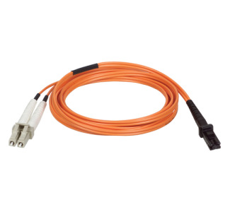 Tripp Lite by Eaton 2M Duplex Multimode 62.5/125 Fiber Optic Patch Cable MTRJ/LC 6'' 6ft 2 Meter Blue