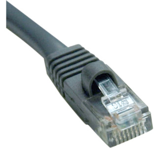 Eaton Tripp Lite Series Cat5e 350 MHz Outdoor-Rated Molded (UTP) Ethernet Cable (RJ45 M/M), PoE - Gray, 200 ft. (60.96 m)