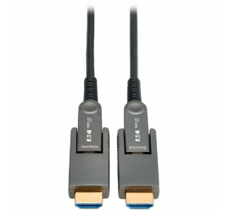 Eaton Tripp Lite Series 8K HDMI Fiber Active Optical Cable (AOC) with Detachable Connectors (M/M) - 8K UHD @ 60 Hz, HDR, HDCP 2.3, Black, 30 m (98 ft.)