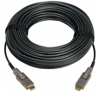 Eaton Tripp Lite Series 8K HDMI Fiber Active Optical Cable (AOC) with Detachable Connectors (M/M) - 8K UHD @ 60 Hz, HDR, HDCP 2.3, Black, 40 m (131 ft.)