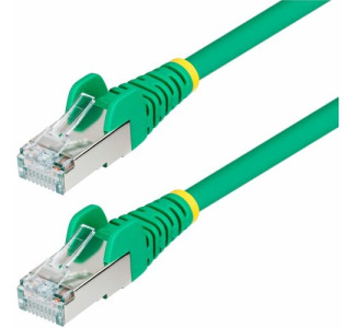 StarTech.com 6in Green CAT6a Ethernet Cable, Snagless RJ45, 10G, 100W PoE, S/FTP, LSZH, 27AWG Pure Copper, 500MHz, Shielded Network Cord