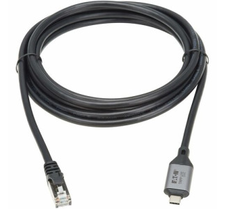 Eaton Tripp Lite Series USB-C to RJ45 Gigabit Ethernet Cable (M/M) - USB 3.2 Gen 1, 3 m (9.8 ft.)