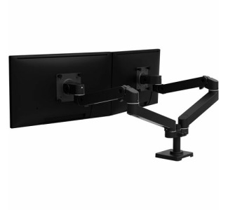 Ergotron Desk Mount for Monitor, LCD Display - Black