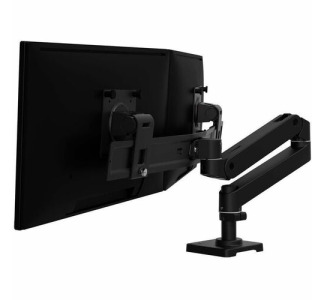 Ergotron Mounting Arm for Monitor, Display - Black