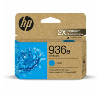 HP EvoMore 936e Original High Yield Inkjet Ink Cartridge - Cyan - 1 Each
