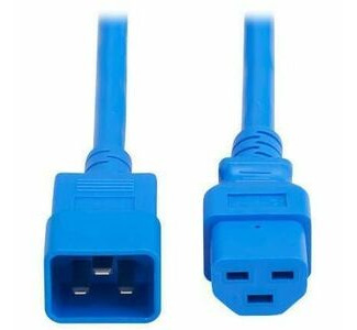 Eaton Tripp Lite Series Power Cord, C20 to C21 - Heavy-Duty, 20A, 250V, 12 AWG, 5 ft. (1.5 m), Blue