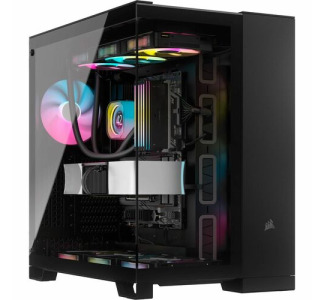 Corsair iCUE LINK 6500X RGB Mid-Tower ATX Dual Chamber PC Case - Black