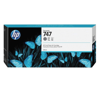 HP 747 (P2V86A) Original Inkjet Ink Cartridge - Gray - 1 Each