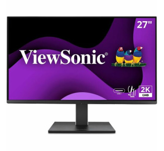 ViewSonic VG2752-2K 27 Inch IPS 1440p Ergonomic Monitor with Tilt, Swivel, Pivot, Height Adjust, 100Hz, 5-Port USB Hub, HDMI, DisplayPort, and 65W USB C Inputs