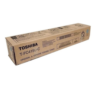 Toshiba Original Laser Toner Cartridge - Cyan - 1 Each