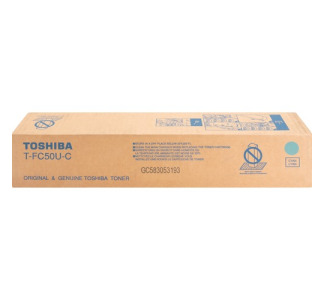 Toshiba Original Standard Yield Laser Toner Cartridge - Cyan - 1 Each