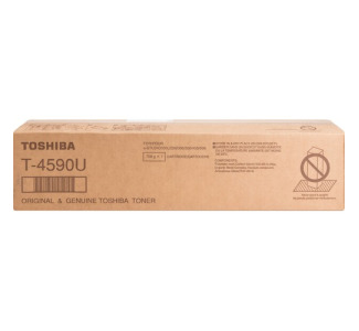 Toshiba T4590 Original Laser Toner Cartridge - Black - 1 Each